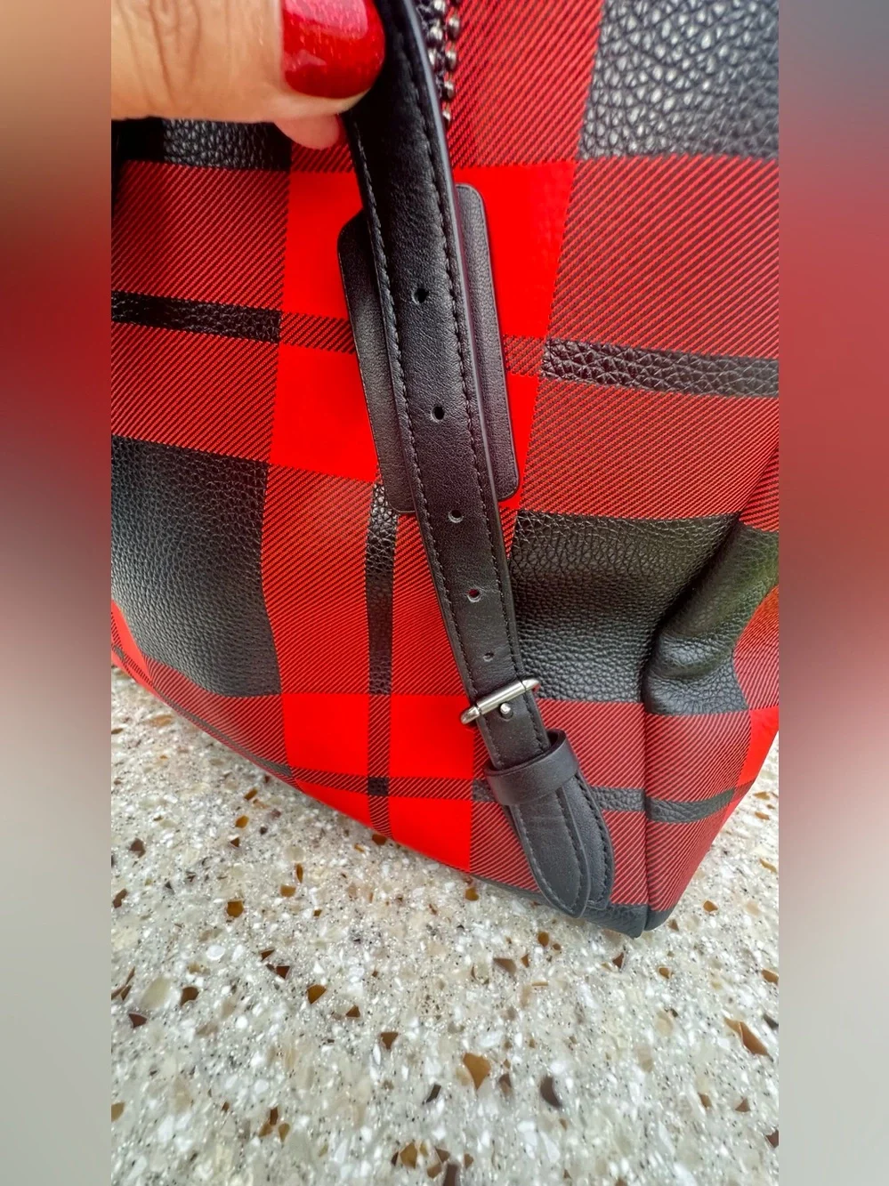 Coach Turnlock Tie Rucksack Backpack